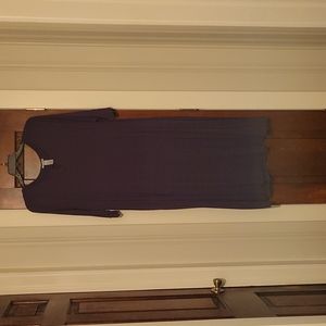 Purple maxi dress